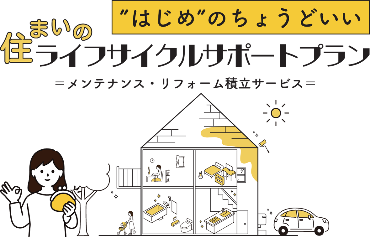 “はじめ”のちょうどいい住まいのライフサイクルサポートプラン